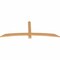 Ekena Millwork Bellingham Timber Gable Bracket, Western Red Cedar, 72"W x 27"H x 1 1/2"D x 3 1/2"F, 9/12 Pitch GBW072X27X0204BEL00SWR - alternate 3